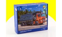 Сборная модель KAMAZ-65801-T5 самосвал 1658AVD, сборная модель автомобиля, scale43, AVD Models, КамАЗ
