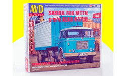 Сборная модель SKODA-706 MTTN с полуприцепом ALKA-N12CH 7067AVD