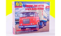 Сборная модель SKODA 706 RTTN c п/п ALKA N12CH 7081AVD, сборная модель автомобиля, 1:43, 1/43, AVD Models, Škoda