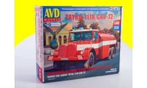 сборная модель Tatra-111R пожарная автоцистерна 1585AVD, сборная модель автомобиля, AVD Models, scale43