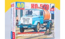 Сборная модель Вакуумная машина КО-520 (4333) 1256AVD, сборная модель автомобиля, AVD Models, scale43