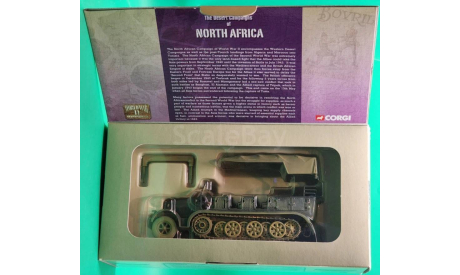 SdKfz 7 Krauss Maffei Afrikakorps 1941 Libya Tracked Vehicle 1:50, масштабные модели бронетехники, Krauss-Maffei, Corgi, scale50