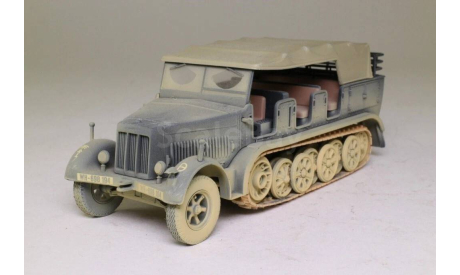 SdKfz 7 Krauss Maffei Afrikakorps 1941 Libya Tracked Vehicle 1:50, масштабные модели бронетехники, Krauss-Maffei, Corgi, scale50