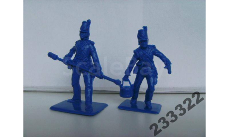 4 фигурки английских артиллеристов XVIII века(35мм), фигурка, scale0