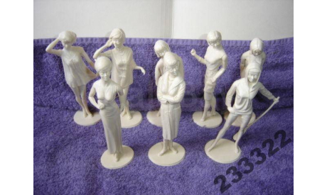 8 фигурок маникенщиц 150мм (MARX) 6 дюймов, фигурка, scale0