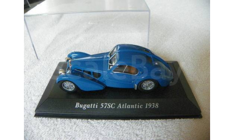 Bugatti 57SC Atlantic 1938 (Altaya)1/43, масштабная модель, scale43