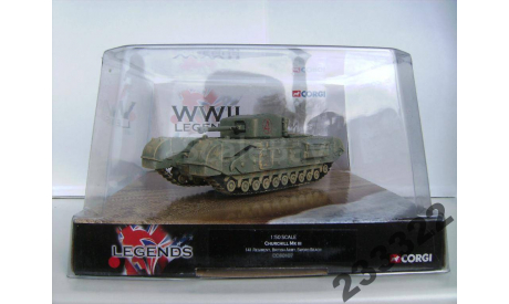 Churchill MK III British Army(Corgi)1:50, масштабные модели бронетехники, scale50