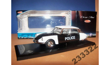 CITROEN DS 19 POLICE - 1956 (Solido)-1/43, масштабная модель, scale43, Citroën