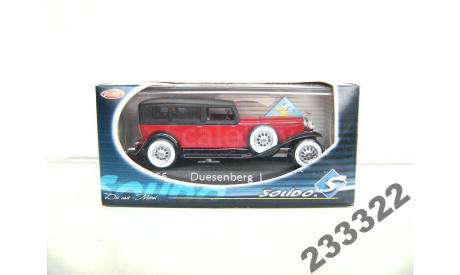 Duesenberg J (Solido №4156) 1/43, масштабная модель, scale43