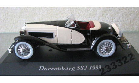Duesenberg SSJ 1933 (IXO Altaya) 1/43, масштабная модель, scale43