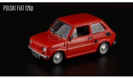 Fiat 126p Kultowe auto(Польша) №15 1/43, масштабная модель, DeAgostini-Польша (Kultowe Auta), scale43
