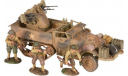 M16 Quad,50 Halftrack s 3 US France 1944(Corgi)1/50, масштабные модели бронетехники, Бронетранспортер М16, scale50