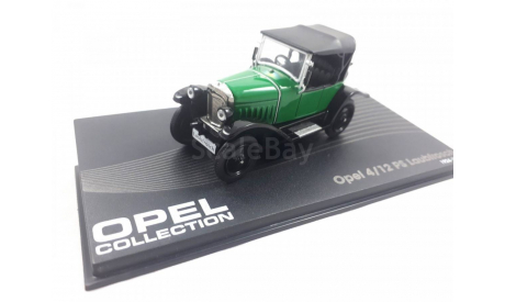 Opel 4/12 PS Laubfrosch 1924 (IXO)1/43, масштабная модель, scale43
