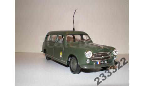 Peugeot 403 Militari (Solido) 1/43, масштабная модель, scale43