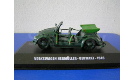 Volkswagen Hebmuller-Germany-1949(Victoria)1:43, масштабная модель, scale43