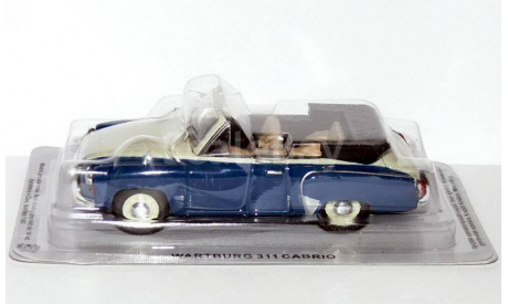 Wartburg 311Cabrio Kultowe auto(Польша) №17(1:43), масштабная модель, DeAgostini-Польша (Kultowe Auta), scale43
