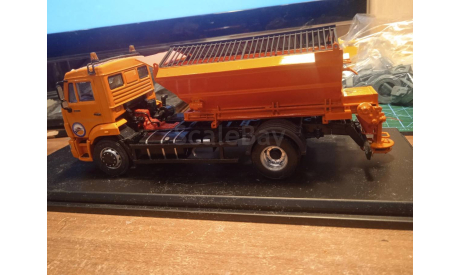 Пескоразбрасыватель КДМ, сборная модель (другое), КамАЗ, 1:43, 1/43