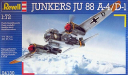 04130 НЕМЕЦКИЙ БОМБАРДИРОВЩИК JU 88 A-4/D-1 1:72 REVELL, сборные модели авиации, Dornier, scale72