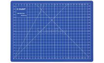 09903 Коврик ЗУБР ’ЭКСПЕРТ’, непрорезаемый, 3мм, цвет  синий, 300х220 мм, инструменты для моделизма, расходные материалы для моделизма