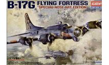 12414 B-17G Flying Fortress Academy 1:72, сборные модели авиации, scale72