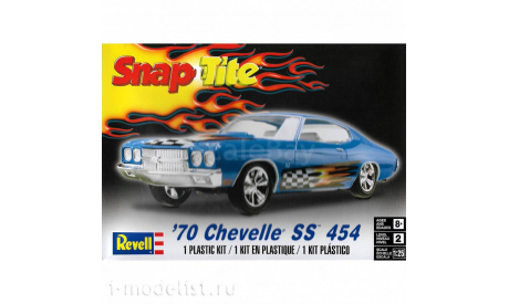 Автомобиль 70 Chevelle SS 454 	1:25	Revell, сборная модель автомобиля, scale24