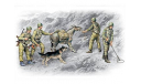 35031 Фигуры, Советские саперы, война в Афганистане 1979-1988 icm, миниатюры, фигуры, scale35
