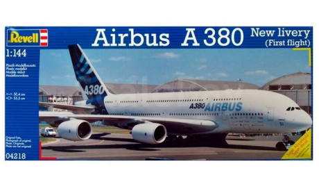 04218 Aerobus A-380 ’First Flight’ 1:144 Revell, сборные модели авиации, scale144