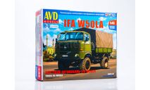 1568AVD Сборная модель IFA W50LA бортовой (с тентом) AVD Models 1:43, сборная модель автомобиля, scale43