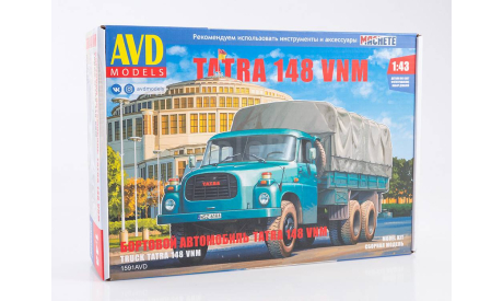 1591AVD Tatra 148 VNM бортовой AVD Models 1:43, сборная модель автомобиля, scale43