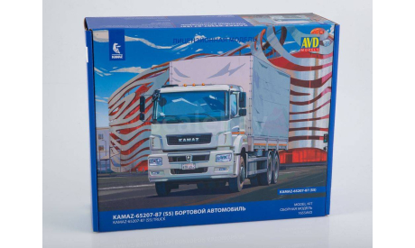 1655AVD KAMAZ-65207-87 (S5) AVD Models 1:43, сборная модель автомобиля, scale43, КамАЗ