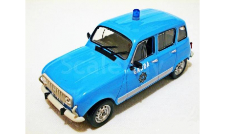 Полицейские Машины Мира  №76 - Renault 4L garda, журнальная серия Полицейские машины мира (DeAgostini), scale43, Полицейские машины мира, Deagostini