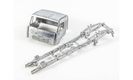 1688AVD КАМАЗ-43118 бортовой автомобиль AVD Models 1:43, сборная модель автомобиля, scale43