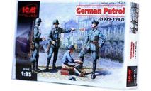35561 Германский патруль (1939-1942 г.), фигуры ICM, миниатюры, фигуры, scale35
