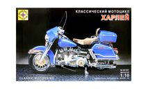 601001 Классический мотоцикл ’ХАРЛЕЙ’ 1:10 Моделист, сборная модель мотоцикла, scale10, Harley-Davidson