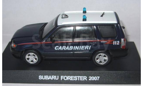 Полицейские Машины Мира СПЕЦВЫПУСК №3 - Subaru Forester 2007, журнальная серия Полицейские машины мира (DeAgostini), Полицейские машины мира, Deagostini, scale43