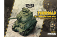 WWT-002 World War Toons Sherman U.S. Medium Tank M4A1 Meng Model, сборные модели бронетехники, танков, бтт, scale0