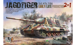 Jagdtiger Sd.Kfz.186 Early / Late Production, 2 in 1	1:35 TAKOM