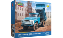 3503AVD ЗИЛ-ММЗ-555 самосвал 1:35 AVD Models