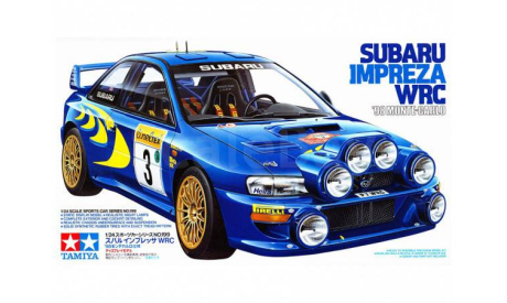 24199 Subaru Impreza WRC 1:24 Tamiya, сборная модель автомобиля, scale24