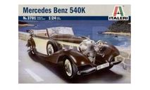 MERCEDES BENZ 540K ITALERI 1:24, сборная модель автомобиля, scale24, Mercedes-Benz