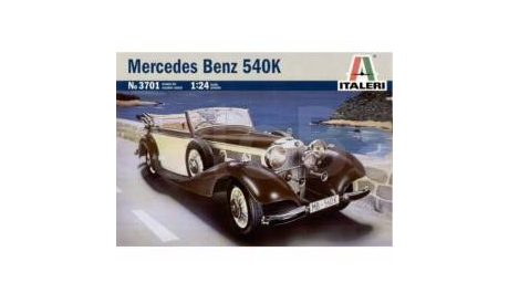MERCEDES BENZ 540K ITALERI 1:24, сборная модель автомобиля, scale24, Mercedes-Benz