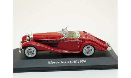 Mercedes-Benz 540K red - 1936 Altaya, Museum Series (музейная серия) 1:43, масштабная модель, scale43