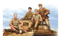 84409 German Tropical Panzer Crew 1:35 Hobby Boss, миниатюры, фигуры, scale32