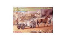 6079 Horse Drawn 2.8cm SPzB41 AT Gun & JF8 Limber w/Crew Dragon 1:35, сборная модель автомобиля, scale35