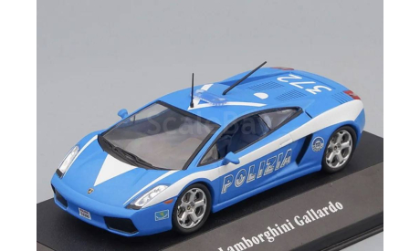 LAMBORGHINI Gallardo ’Polizia’ (полиция Италии) 2004 Atlas 1:43, масштабная модель, scale43