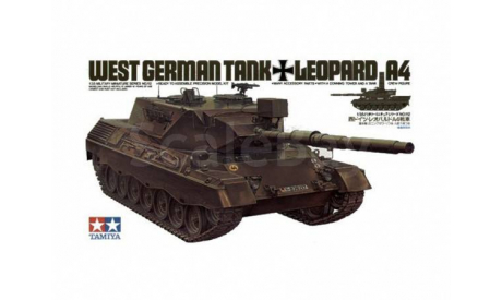 35112 TAMIYA Танк Leopard A4 1 фигурой (1:35), сборные модели бронетехники, танков, бтт, scale35
