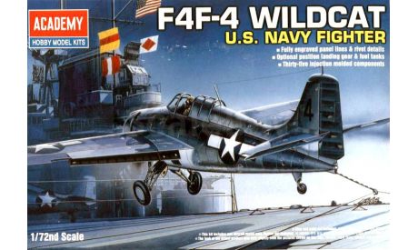 12451 GRUMMAN F4F-4 WILDCAT Academy 1:72, сборные модели авиации, scale72