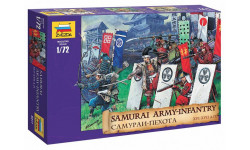 8017 Самураи-пехота XVI-XVII вв. 1:72 Звезда