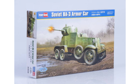 83838 Бронетранспортер Soviet BA-3 Armor Car Hobby Boss 1:35, сборные модели бронетехники, танков, бтт, scale35