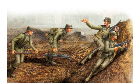 84415 German The 6 Army ’ Mamaev Hill’ Hobby Boss 1:43, миниатюры, фигуры, scale35